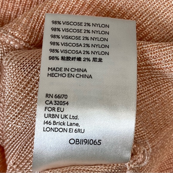 Free People Pluto Wrap Sweater In Rose Wine Combo Size XS Style #OB1191065 - Picture 16 of 16